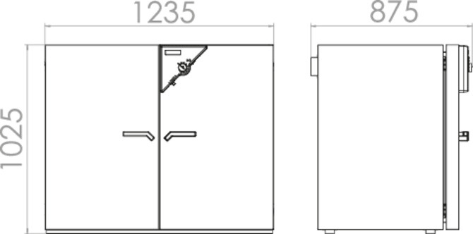 Binder ED 400 természetes légáramlású szárítószekrény