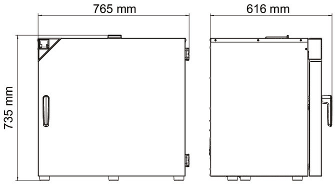 Binder ED-S 115 természetes légáramlású szárítószekrény