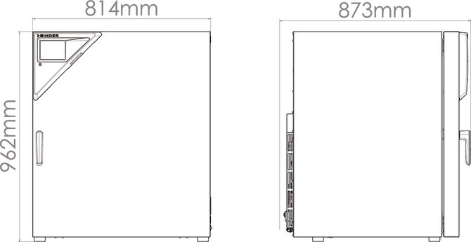 Binder M 260 anyagvizsgálati tesztszekrény