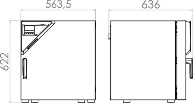 Binder FD 56  légkeveréses szárítószekrény