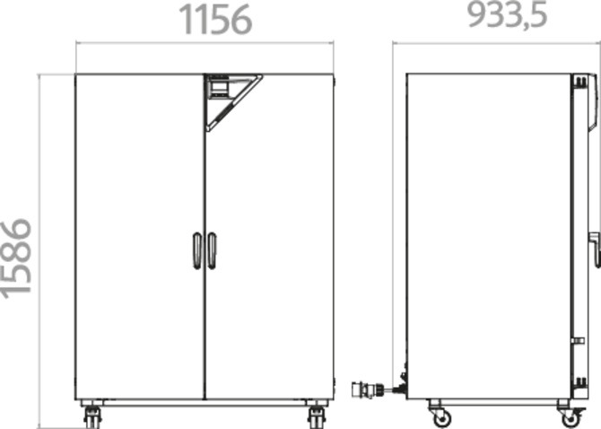Binder FD 720  légkeveréses szárítószekrény