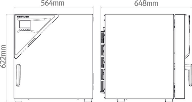 Binder FP 56 anyagvizsgálati tesztszekrény