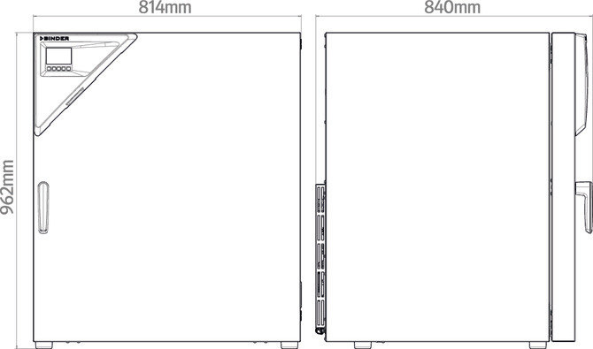Binder FP 260 anyagvizsgálati tesztszekrény