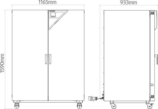 Binder FP 720 anyagvizsgálati tesztszekrény