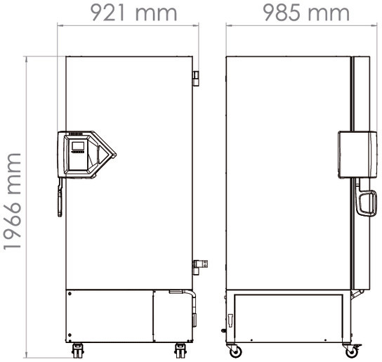 Binder UF V 500 ultramélyhűtő