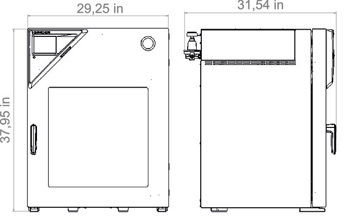 Binder VDL 115 biztonsági vákuum szárítószekrény