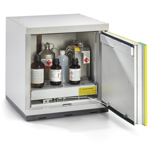 DÜPERTHAL UTS ergo line ST pult alatti biztonsági tárolószekrény push-to-open ajtónyitással