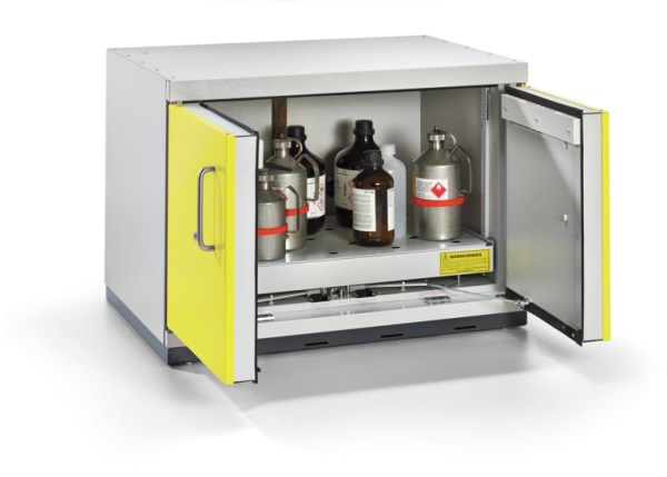 DÜPERTHAL UTS ergo line MT pult alatti biztonsági tárolószekrény klasszikus ajtónyitással